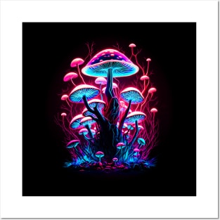 Magical Mushrooms Posters and Art